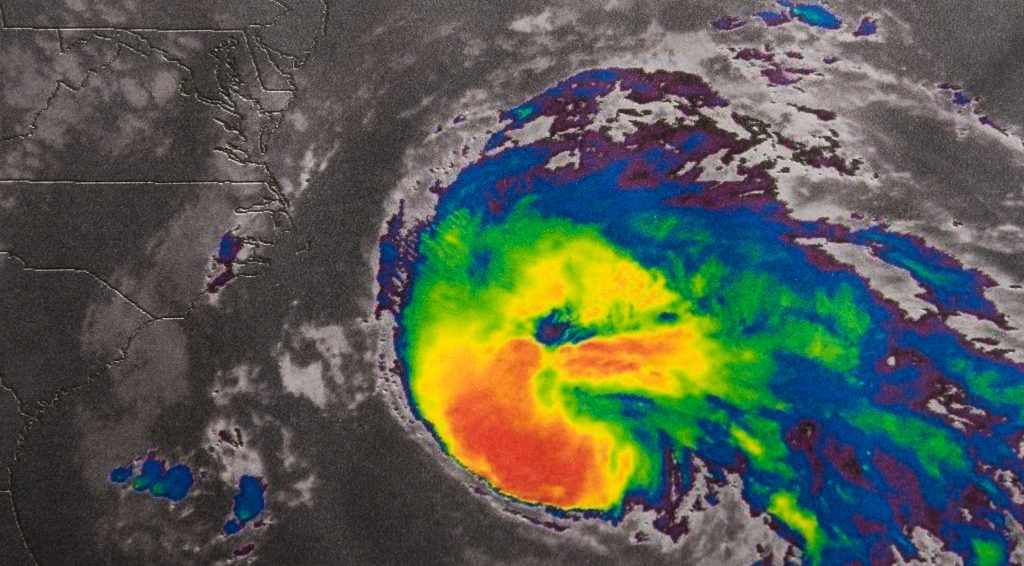 Infrared image of Hurricane Maria bearing down Caribbean islands, about 400km east-southeast of the Leeward island of Dominica. Elements of this image furnished by NASA - why customized professional audio—tailored messages combined with branded music and voice talent—should be viewed as a frontline communication tool